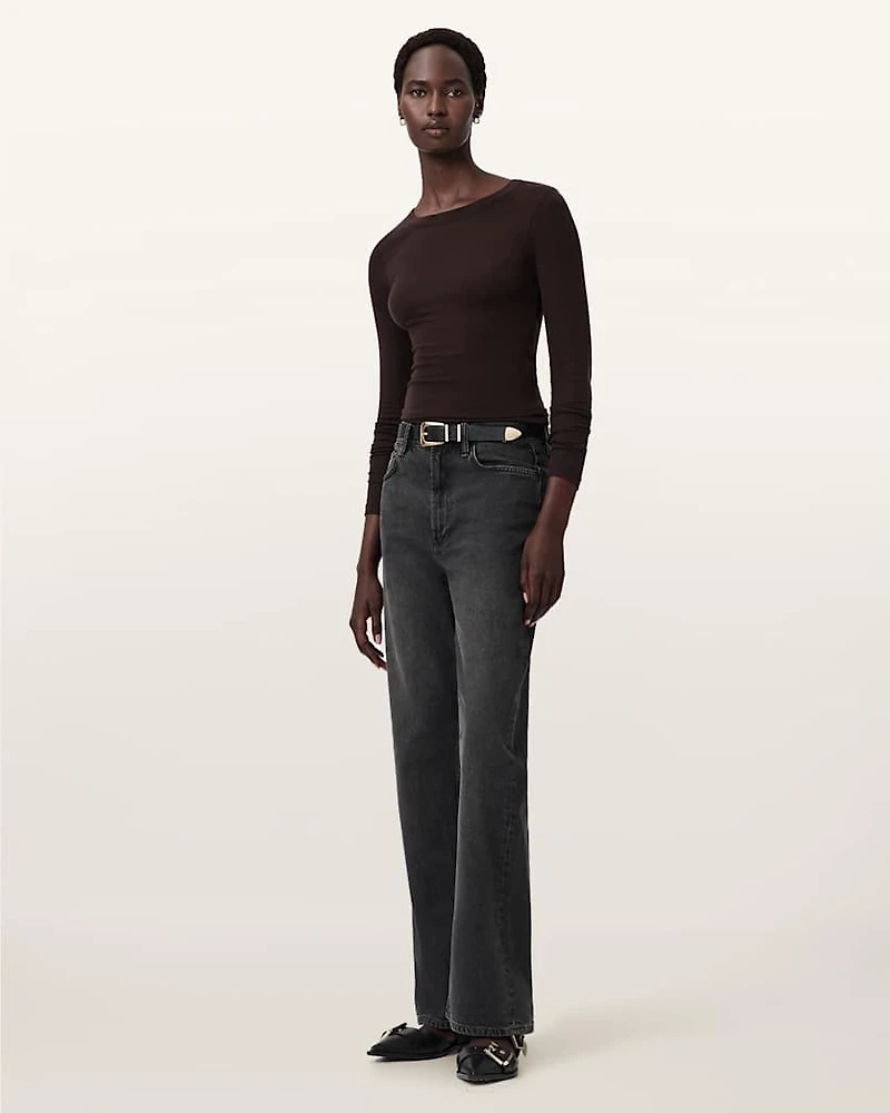 Rina Long Sleeve Crew Neck T-Shirt