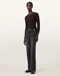 Rina Long Sleeve Crew Neck T-Shirt