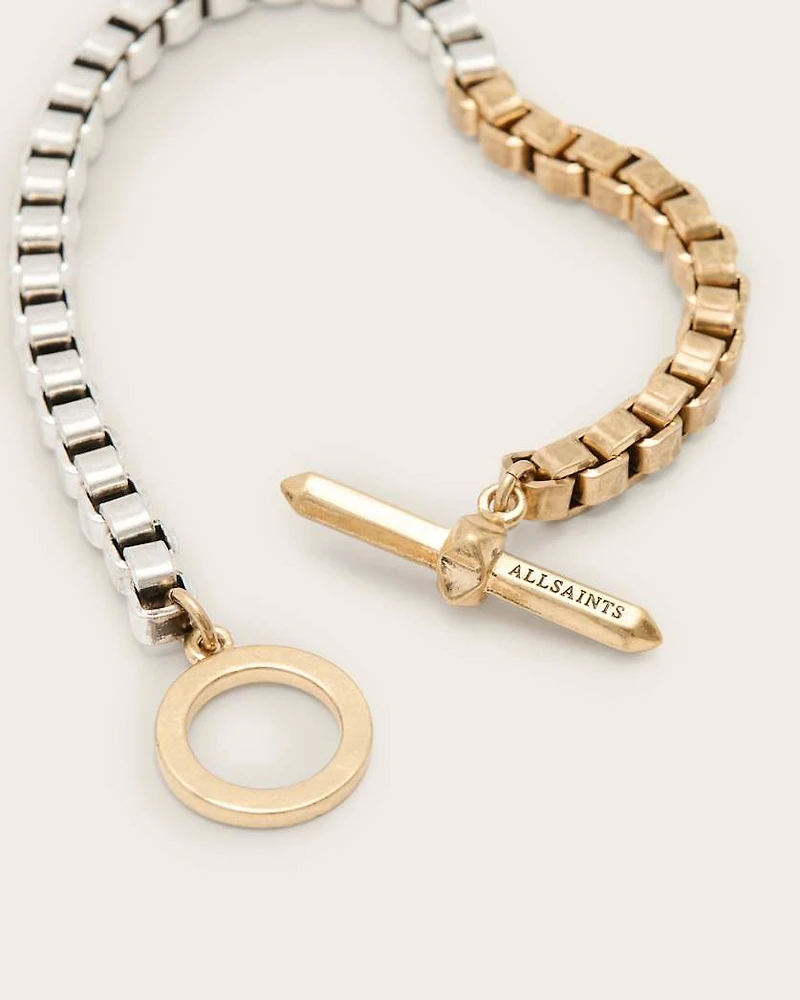 Box Two Tone Bracelet
