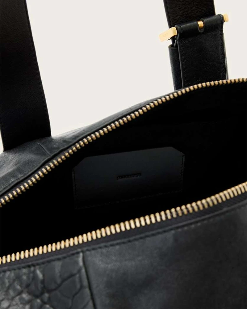 Ares Grain Leather Shoulder Bag