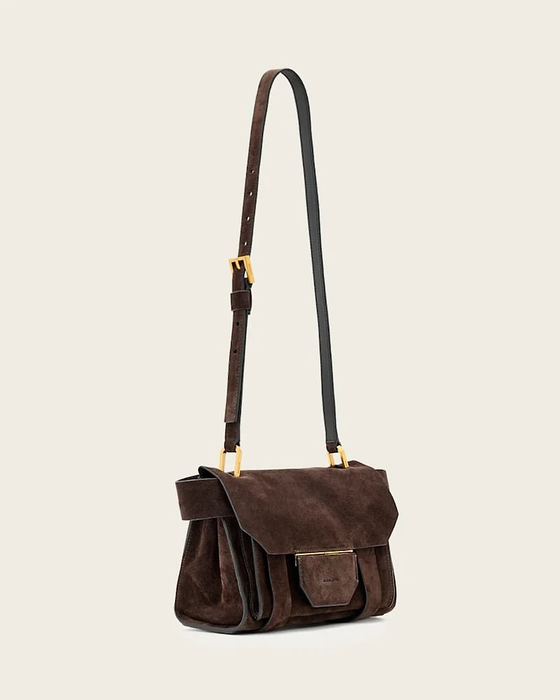 Ursa Mini Suede Crossbody Bag