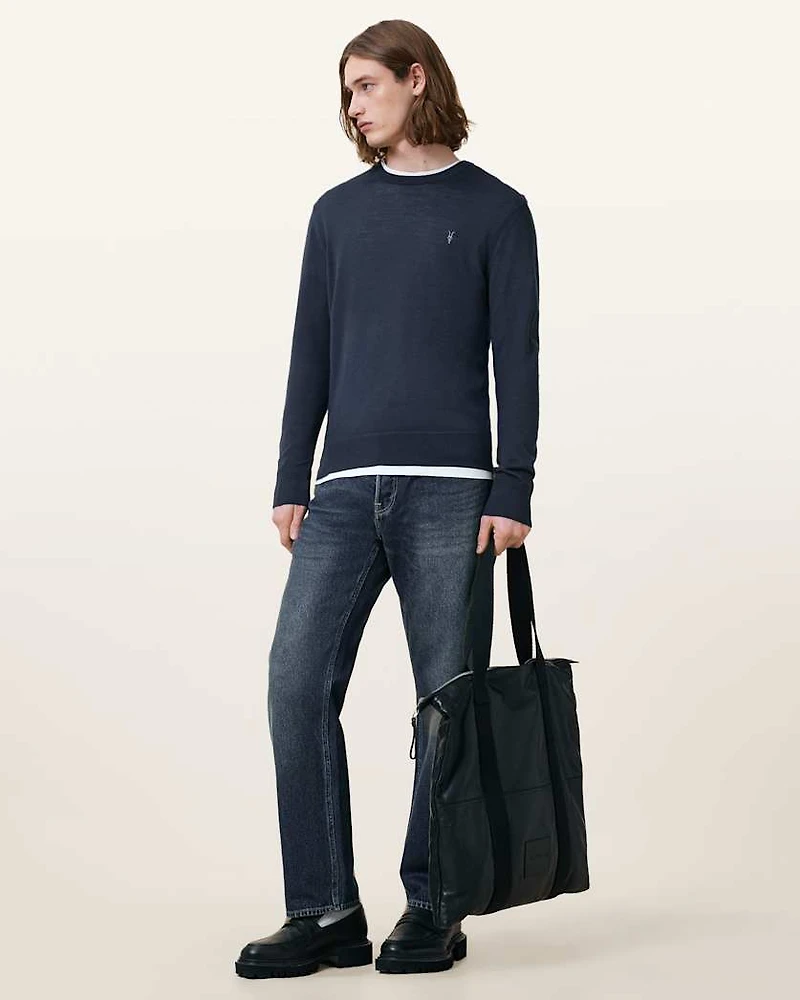 Mode Merino Crew Neck Ramskull Jumper