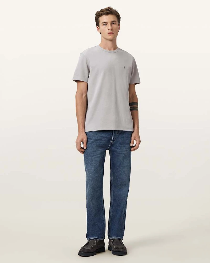 Ellis Waffle Texture Crew Neck T-Shirt