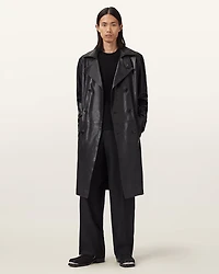 Kellett Leather Trench Coat