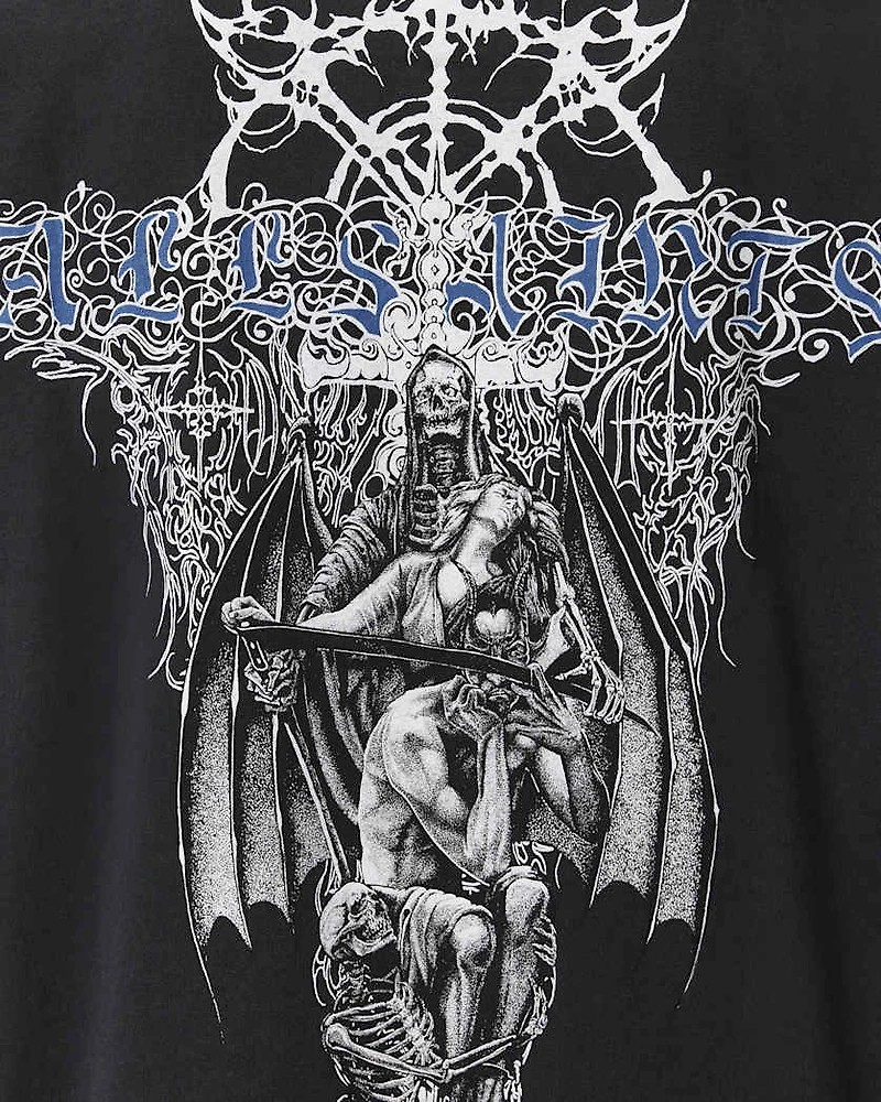 Swords Oversized Graphic T-Shirt