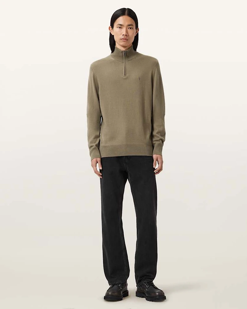 Kilburn Zip Funnel Neck Ramskull Jumper