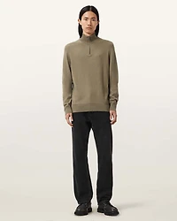 Kilburn Zip Funnel Neck Ramskull Jumper