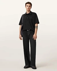 Xander Oversized Short Sleeve Polo Shirt