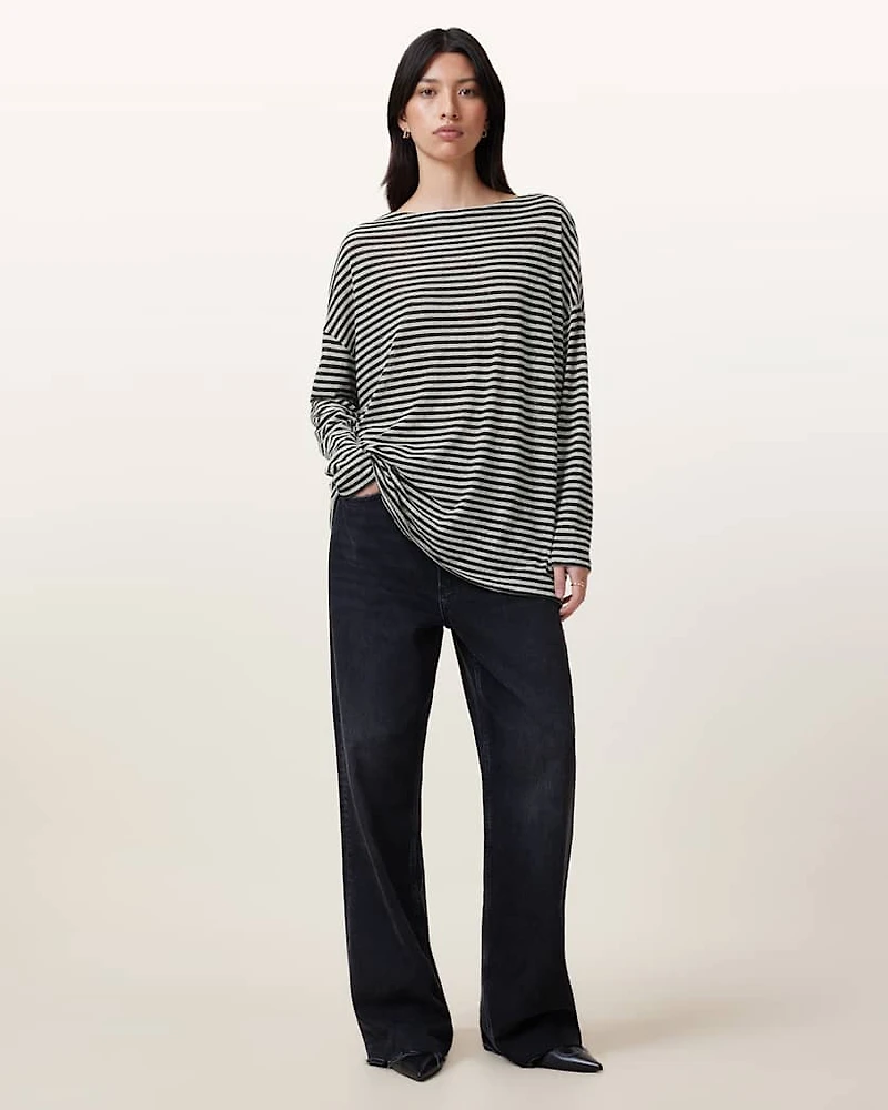 Rita Relaxed Fit Striped T-Shirt