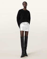 Renai Leather Mini Skirt