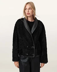 Charlton Double Breasted Shearling Jacket