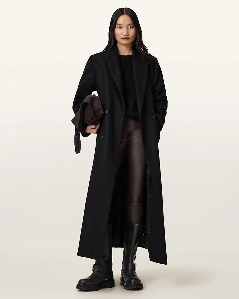 Cora Leather Stretch Leggings