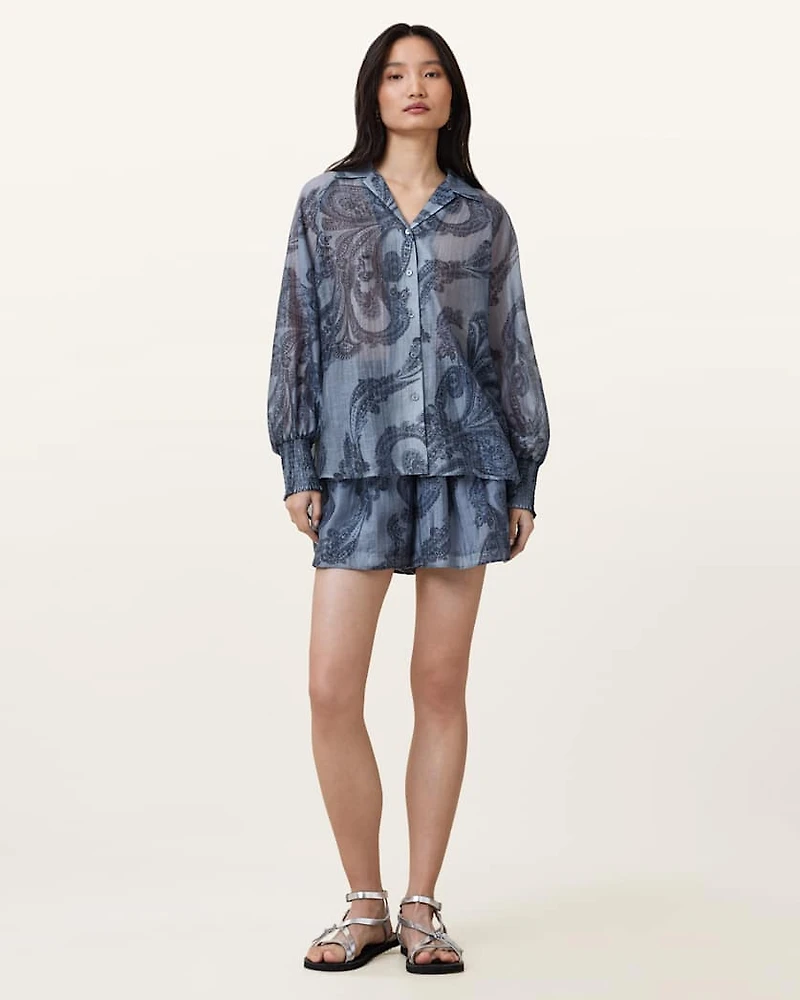 Isla Printed Long Sleeve Shirt