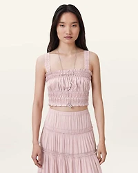 Talia Lace Cropped Top