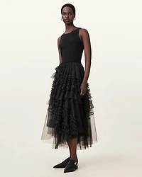 Jen Tulle Maxi Skirt