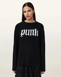 Punk Crew Neck Jumper