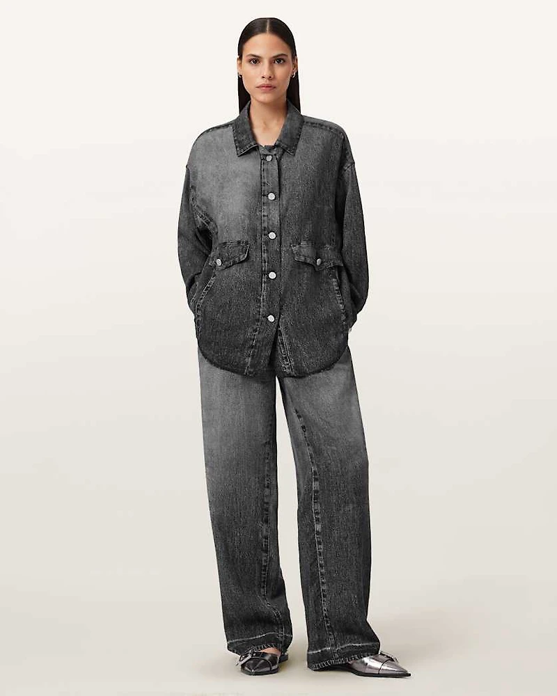 Hettie Illusion Oversized Shacket