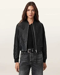 Orten 94 Leather Bomber Jacket