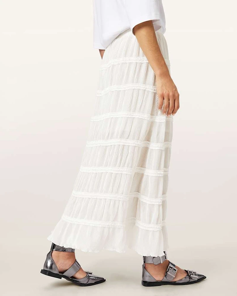 Lila Tiered Midi Skirt