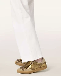 Thelma Fringe Leather Low Top Trainers