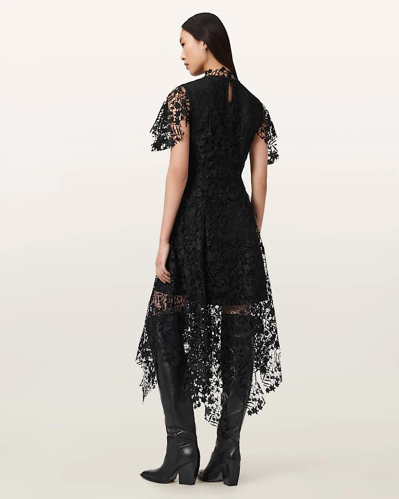 Saege Lace Midi Dress