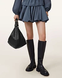 Luna Slouchy Leather Shoulder Bag