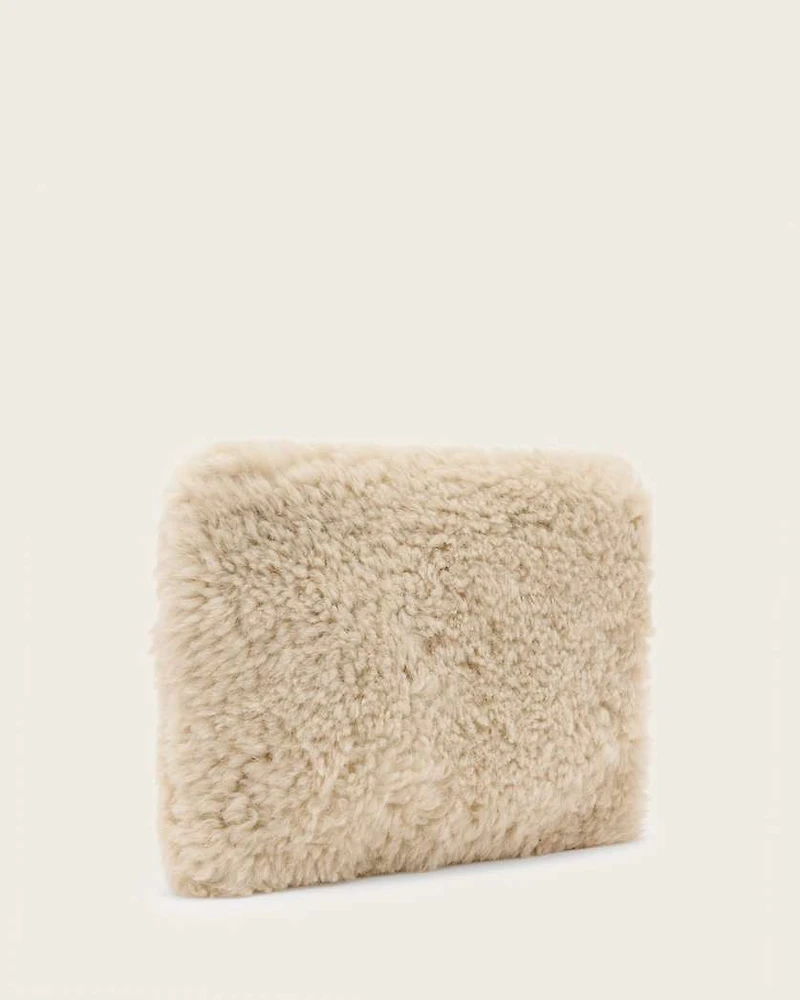 Bettina Shearling Clutch Bag