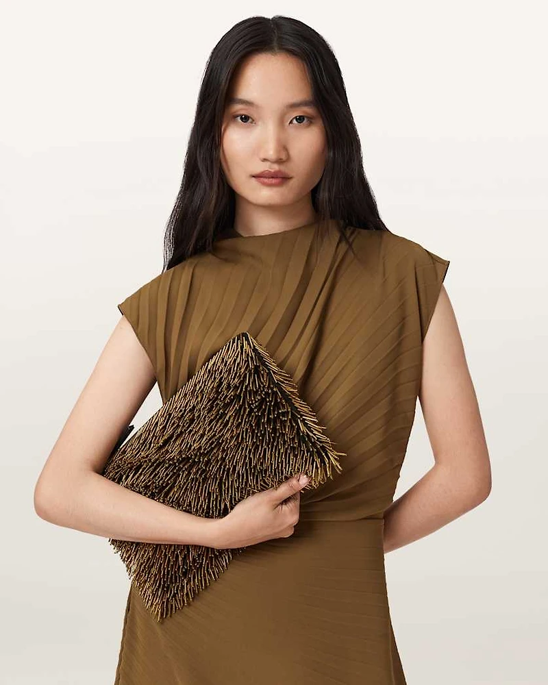 Bettina Beaded Clutch Bag