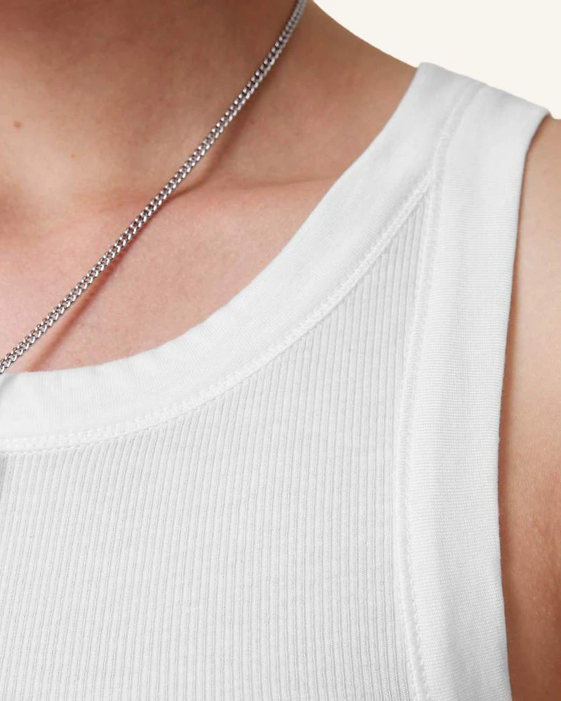 Rina Crew Neck Sleeveless Tank Top