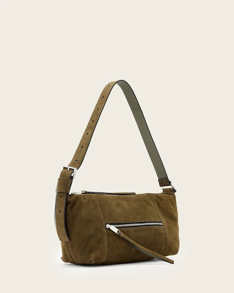 Vega Suede Shoulder Bag