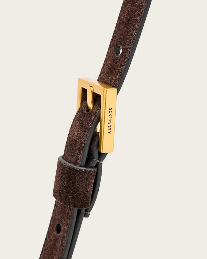 Ursa Mini Suede Crossbody Bag