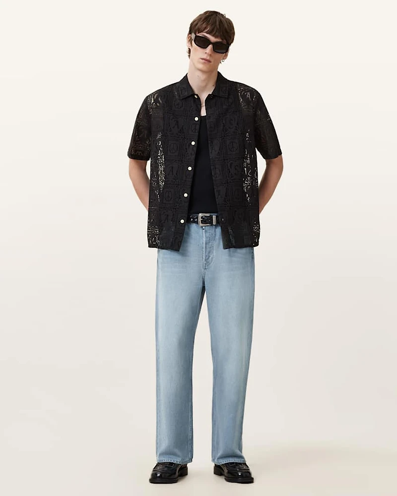 Netley Short Sleeve Lace Shirt