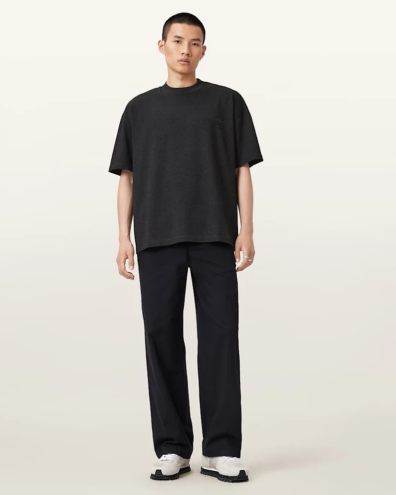 Xander Flocked Logo Oversized T-Shirt