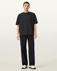 Xander Flocked Logo Oversized T-Shirt