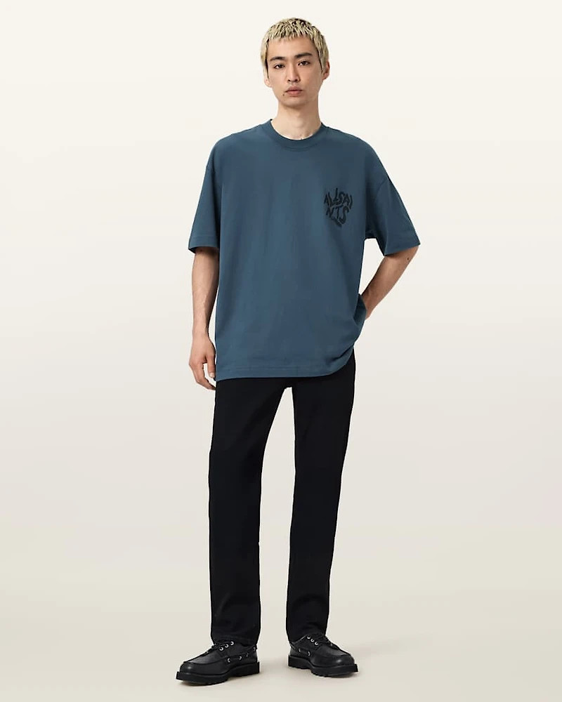 Orlando Logo Print Oversized T-Shirt