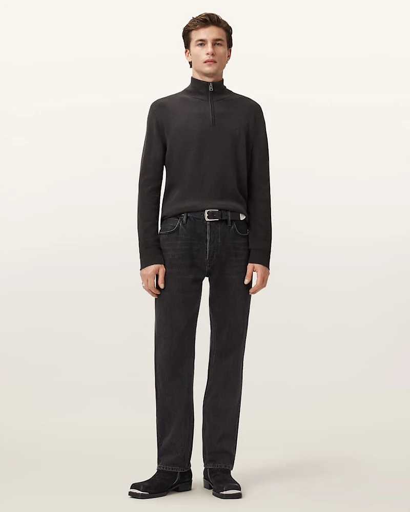 Kilburn Zip Funnel Neck Ramskull Jumper