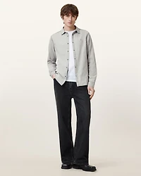 Gleason Press Stud Ramskull Denim Shirt