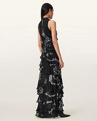 Cady Ruffle Maxi Dress