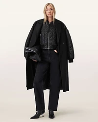 Paulah Wool Blend Double Breasted Coat