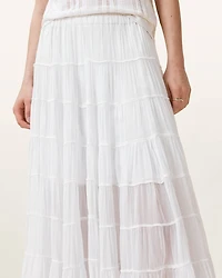 Eva Tiered Midi Skirt