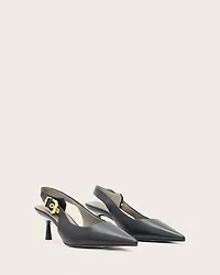 Idiya Leather Slingback Heels