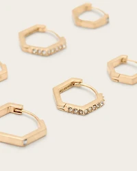 Hattie Mixed Hoop Earring Set