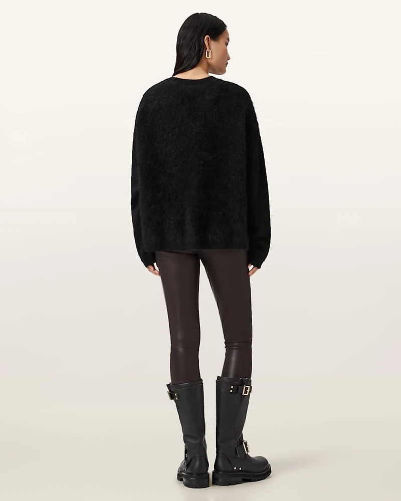 Cora Leather Stretch Leggings