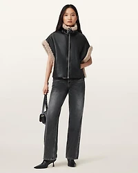 Marlin Reversible Shearling Gilet