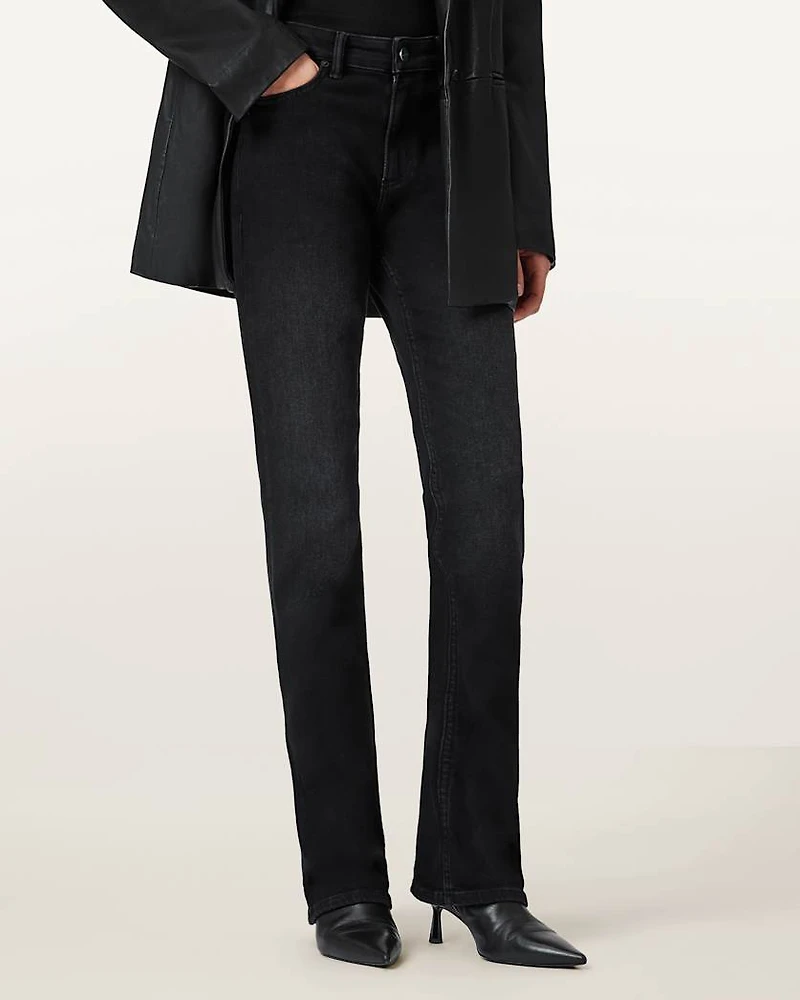 Haldan Slim Bootcut Denim Jeans