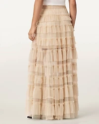 Aude Ruffle Maxi Skirt