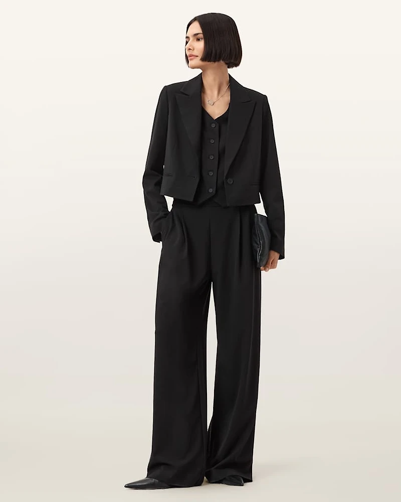 Shores Cropped Relaxed Fit Blazer