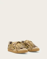 Thelma Fringe Leather Low Top Trainers
