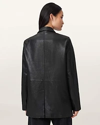 Arna Leather Blazer
