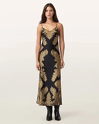 Bryony Paisley Slip Dress